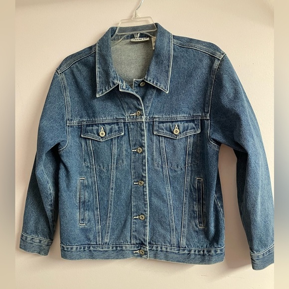 Bill Blass Jeans Men’s Denim Jacket, Medium, Faded Blue - Picture 1 of 4